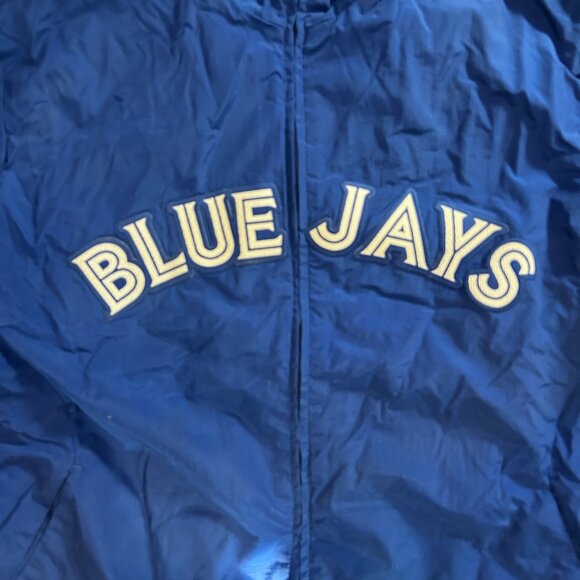 Blue Jays Insulated Bomber Jacket Men's X-Large Majestic - Picture 2 of 10